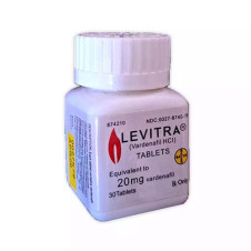 Bottled Levitra 20 mg comprimidos