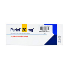 Pariet 20 mg comprimidos