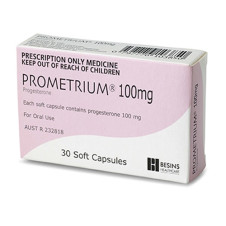 Prometrium 100/200 mcg comprimidos