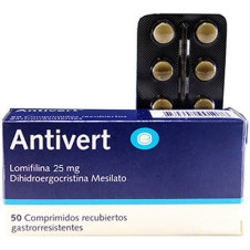 Antivert 25 mg comprimidos