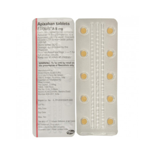 Eliquis 2.5/5 mg comprimidos