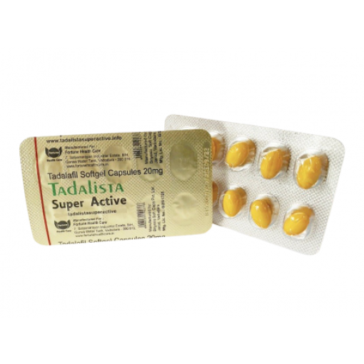 Tadalista Super Active 20 mg comprimidos