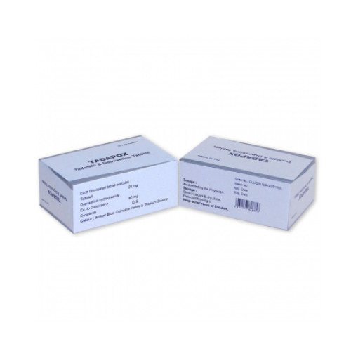 Tadapox 20+60 mg comprimidos