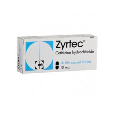 Zyrtec 10 mg comprimidos